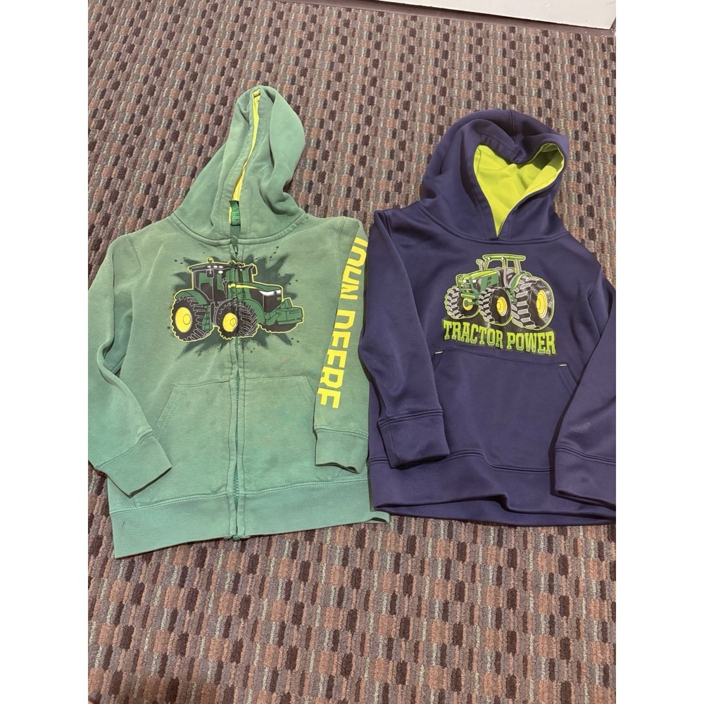 John Deere Boys Sweatshirts Lot Of Two Size 5/6